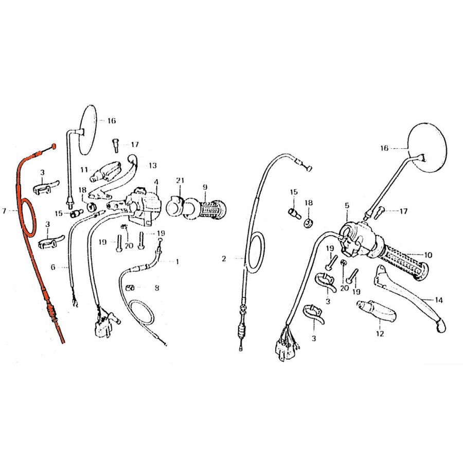 Service Moto Pieces|Couvercle culasse - joint cache culbuteur - VFR750 - RC24|Couvercle culasse - cache culbuteur|19,80 €