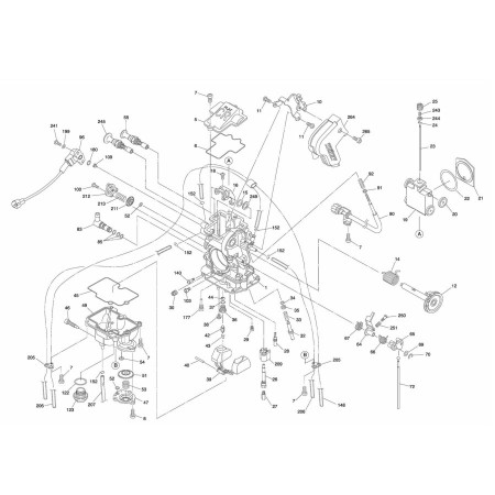 Service Moto Pieces| - Diagramme - Eclate - Nomenclature - Keihin - FCR MX - part list|Carburateur unitaire|0,00 €