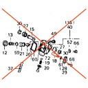 Fourche - Anti-plongée - Tige de regulateur - (x1)