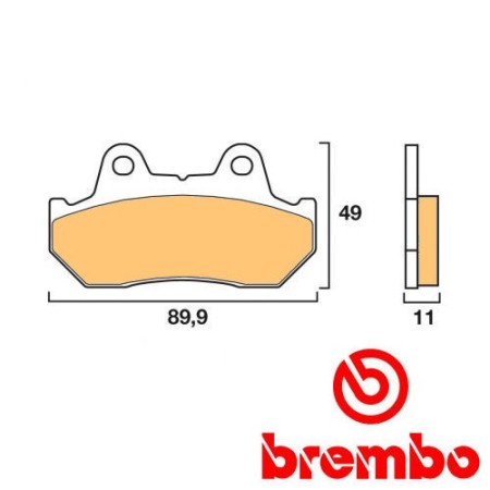 Frein - Jeu de Plaquettes - BREMBO - 07HO10LA