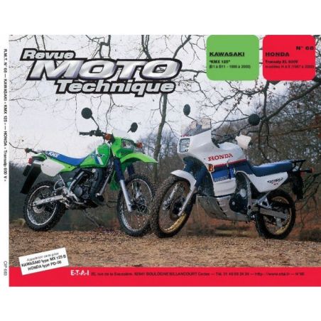 Service Moto Pieces|RTM - N° 068 - XL600V - Transalp - KMX125 - Revue Technique moto - Version PAPIER|Revue Technique - Papier|39,00 €