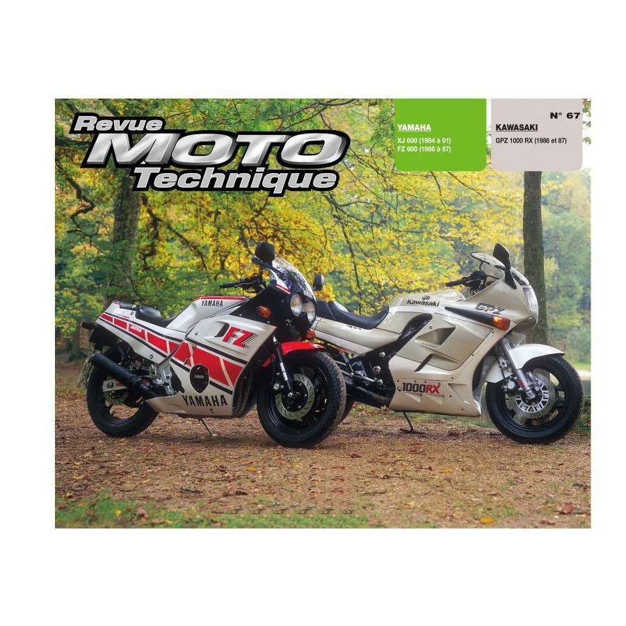 Service Moto Pieces|RTM - N° 67 - Version Papier - FZ600 - XJ600 - GPZ1000 - Revue Technique moto|Revue Technique - Papier|39,00 €