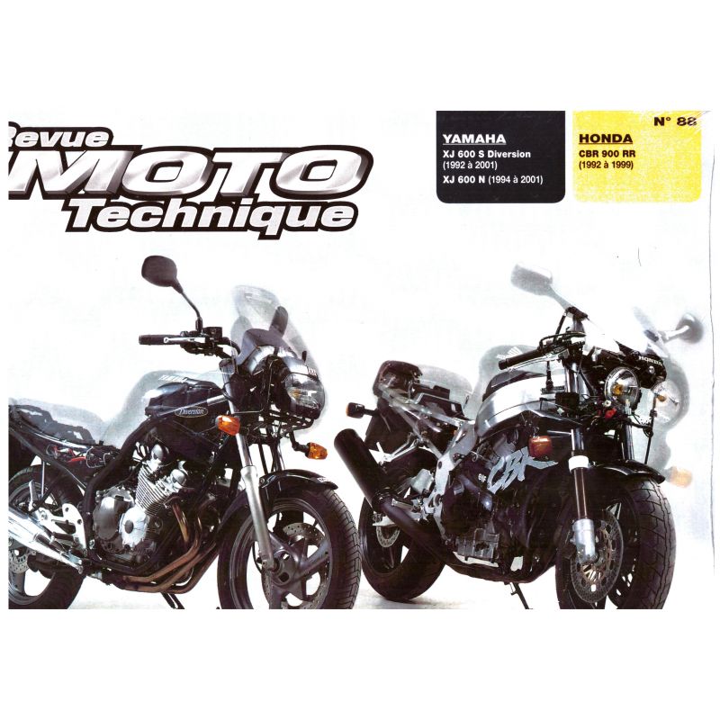 RTM - N° 88 - Version Papier - XJ600 - CBR900 - Revue Technique moto