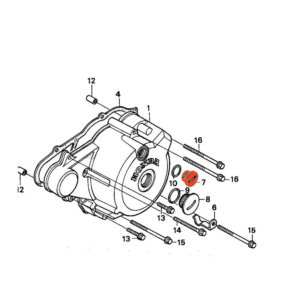 Moteur - Bouchon fileté - M30  - 