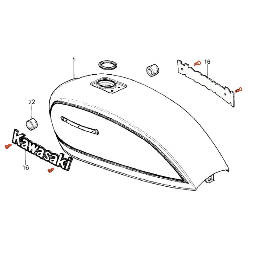 Service Moto Pieces|Fourche - Direction - Roulement de colonne - KH250-...-KH440-...-XV1000|1979 - KZ400 H|39,90 €