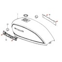 Reservoir - embleme - Vis de fixation - (x1) - 221AB-0306