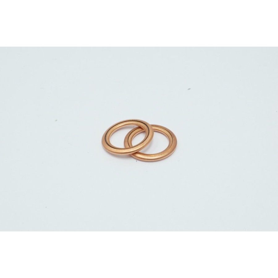 Service Moto Pieces|Bouchon de vidange - Rondelle joint cuivre M12 - 12x18x2.0 - (x2)|Vidange|0,99 €