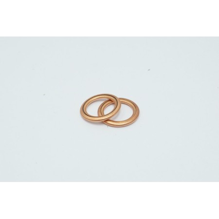 Service Moto Pieces|Bouchon de vidange - Rondelle joint cuivre M12 - 12x18x2.0 - (x2)|Vidange|0,99 €