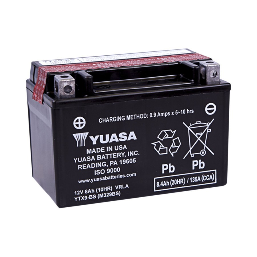 Service Moto Pieces|Batterie - YUASA - YTX9-BS - Gel - sans entretien|Batterie - Gel - 12Volt|75,32 €