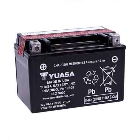 Service Moto Pieces|Batterie - YUASA - YTX9-BS - Gel - sans entretien|Batterie - Gel - 12Volt|75,32 €