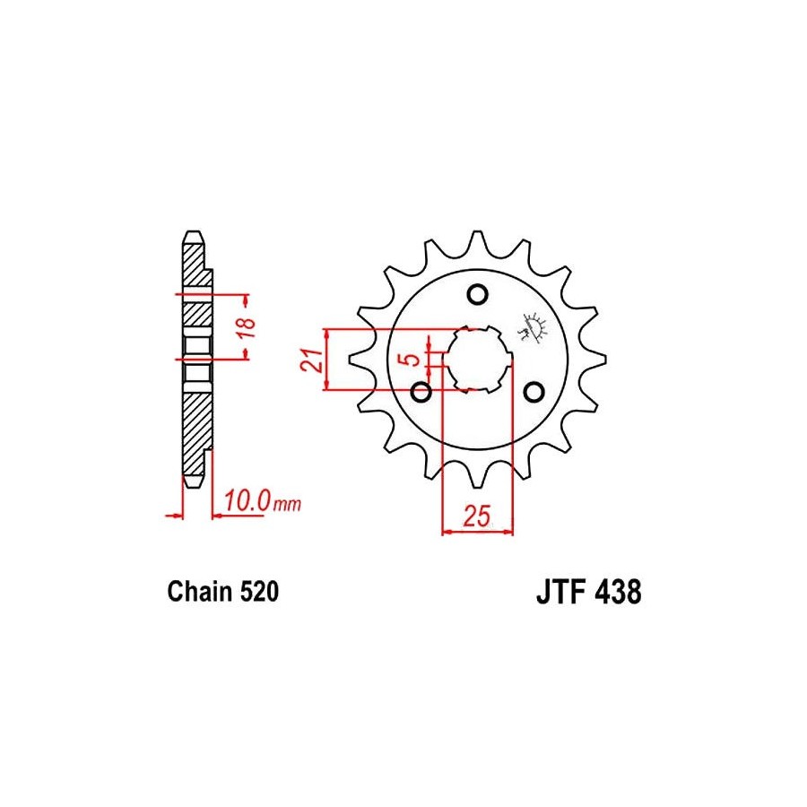 Service Moto Pieces|Transmission - Couronne - JTR 823 - 520 - 49 dents|Chaine 520|42,12 €