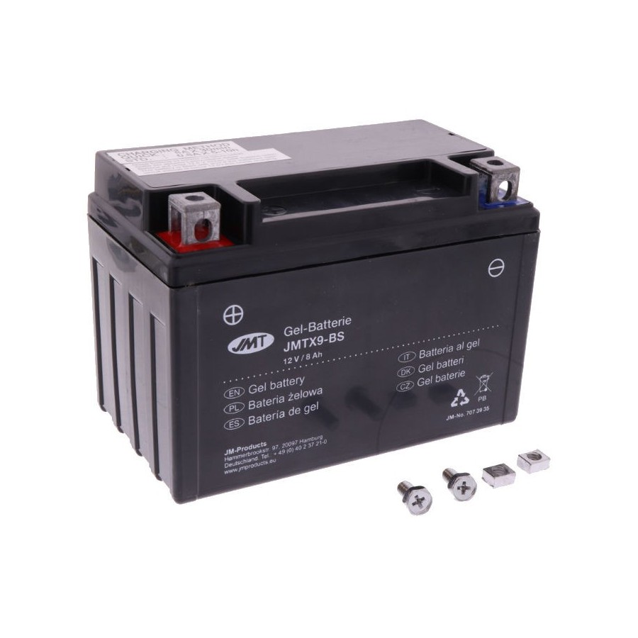 Service Moto Pieces|Batterie - 12v - YB10L-A2 - JMT - GEL|Batterie - Gel - 12Volt|68,95 €