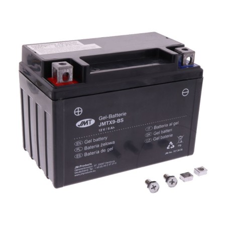 Service Moto Pieces|Batterie - YTX9-BS - GEL - JMT|Batterie - Gel - 12Volt|59,63 €