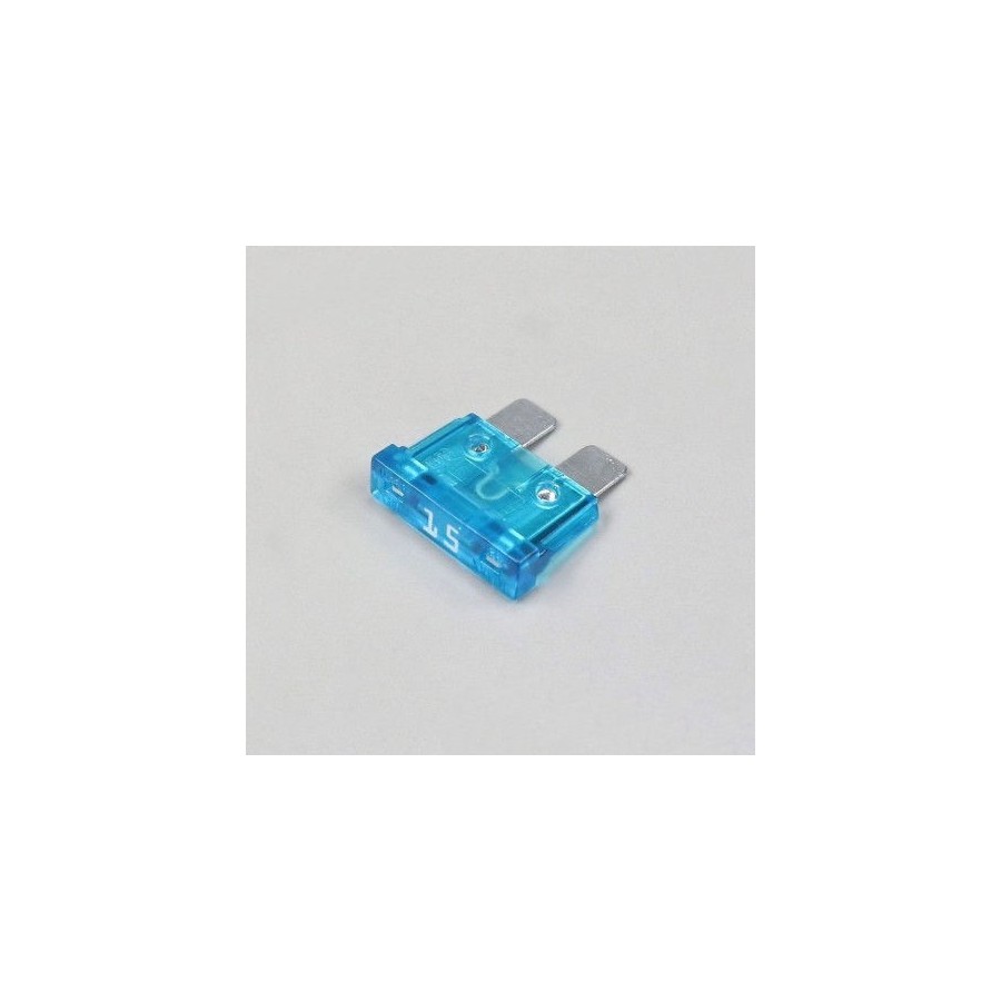 Service Moto Pieces|Fusible - Mini fusible - 15A - Bleu - Lg. 11mm|Fusible|0,35 €