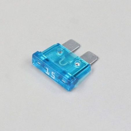 Service Moto Pieces|Fusible - 15A - bleu - Lg 19mm|Fusible|0,99 €
