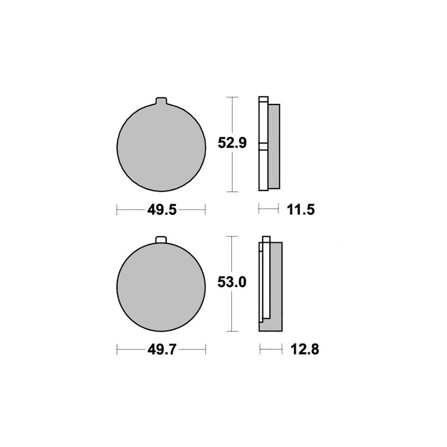 Service Moto Pieces|Frein - Jeu de Plaquettes - EBC - FA157 - Organic - DR650|Plaquette|29,90 €