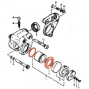 Frein - Etrier - Joint + cache poussiere - 59307-45021