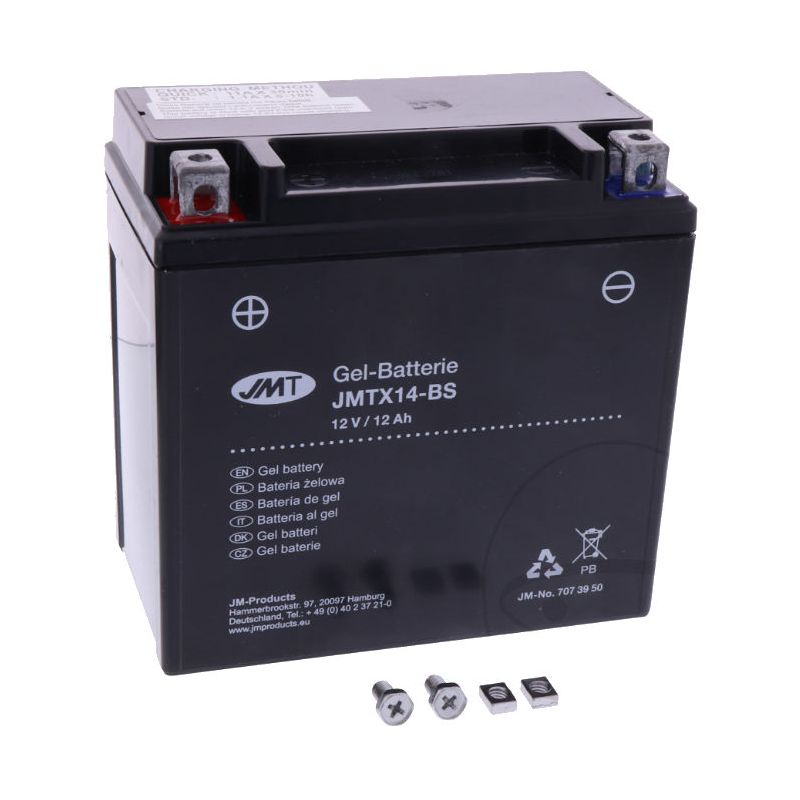Service Moto Pieces|Batterie - YTX14-BS - GEL - JMT|Batterie - Gel - 12Volt|86,63 €