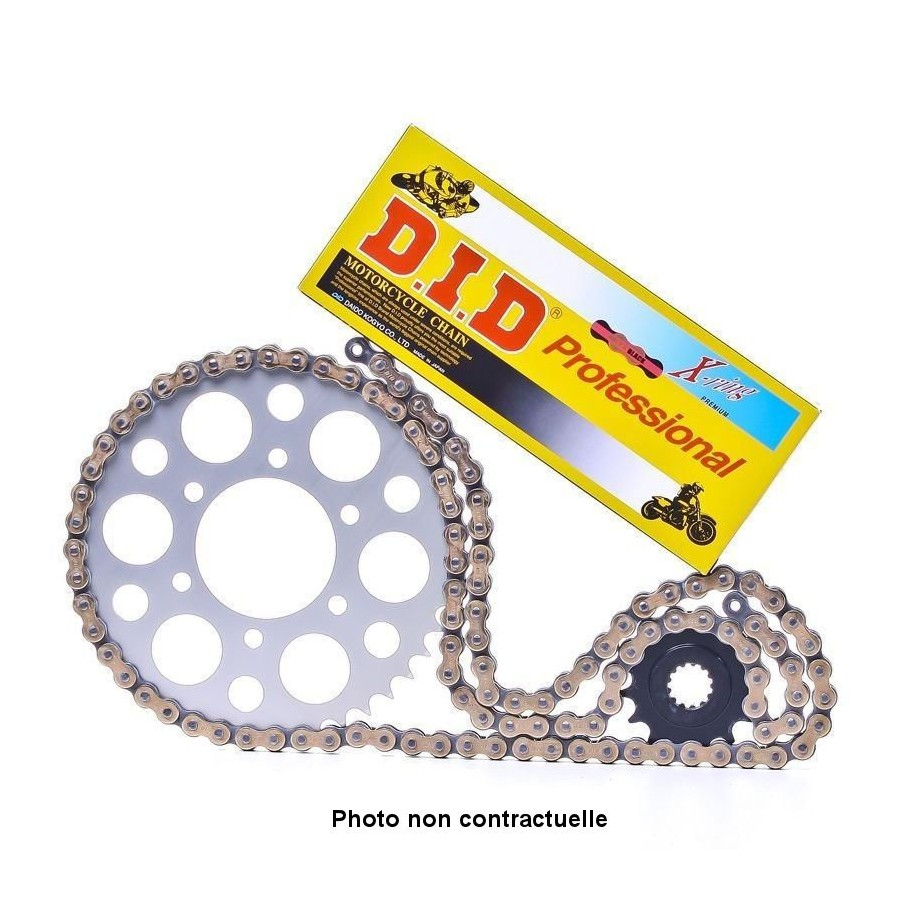 Transmission - Kit chaine - CB250G - Noir/Or - DID-VX3