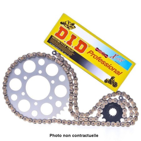 Transmission - Kit chaine - CB250G - Noir/Or - DID-VX3