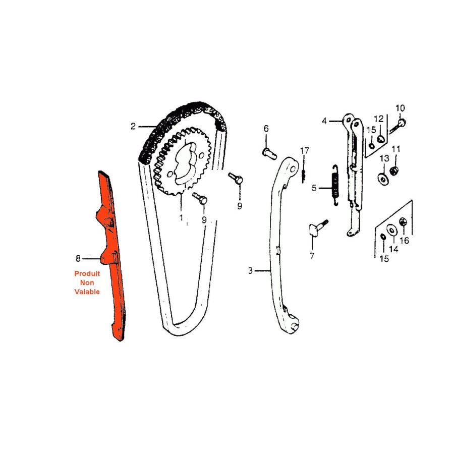 Service Moto Pieces|Demarreur - Roue Libre - Galet - Rouleau - (x1) - 09261-15001 / 9212-2004|Produit -999 - Plus disponible|6,90 €