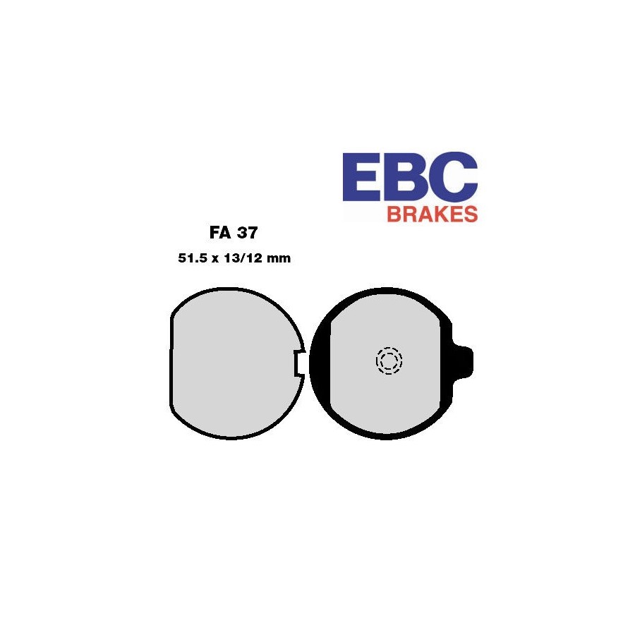 Frein - Jeu de Plaquettes - EBC - FA-037 - Standard - Kawasaki