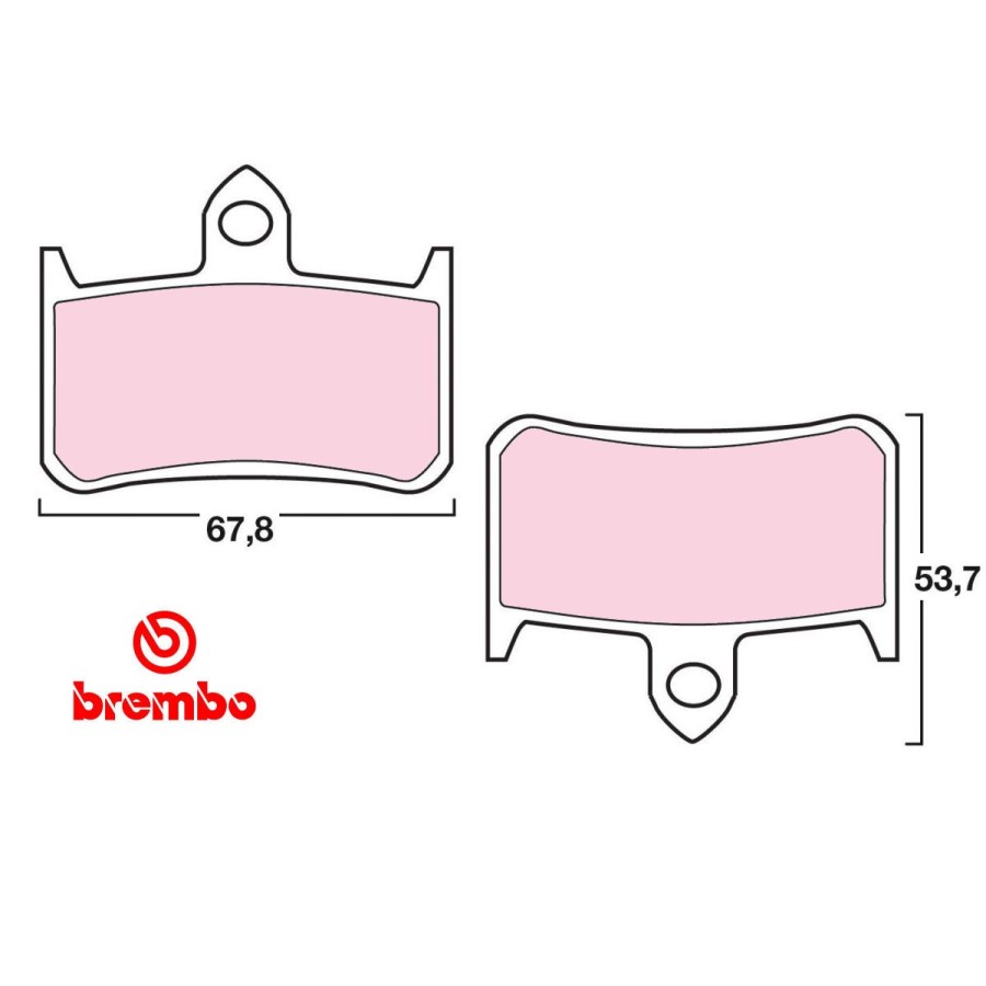 Service Moto Pieces|Frein - Jeu de Plaquettes - BREMBO - 07HO28SA|1992 - CBR900 RR|42,90 €