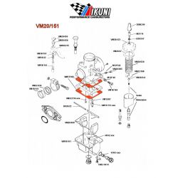 Service Moto Pieces|Carburateur - Joint de cuve - VM17/161|Joint de cuve|6,50 €