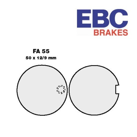 Service Moto Pieces|Frein - Jeu de Plaquettes - EBC - FA055 - |Plaquette|29,90 €