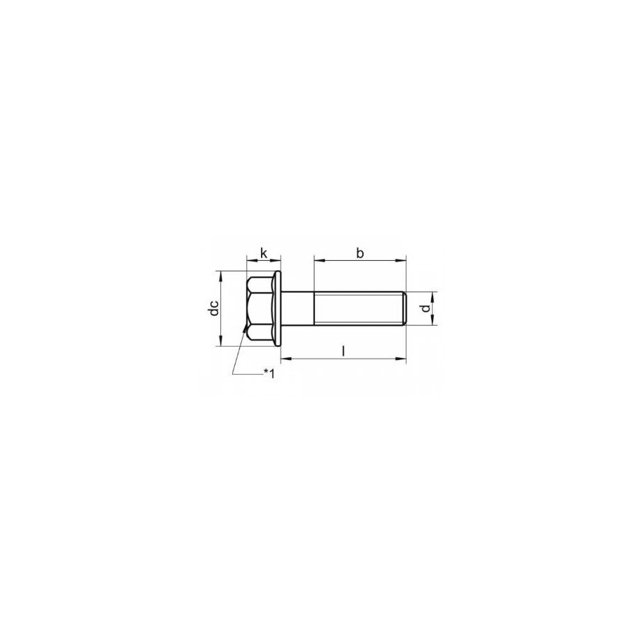 Visserie - M8 x12mm - Noircie -  130BB-0812