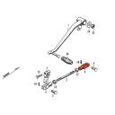 Selecteur de vitesse - Axe de reglage - Arriere - CB250K - CB350K