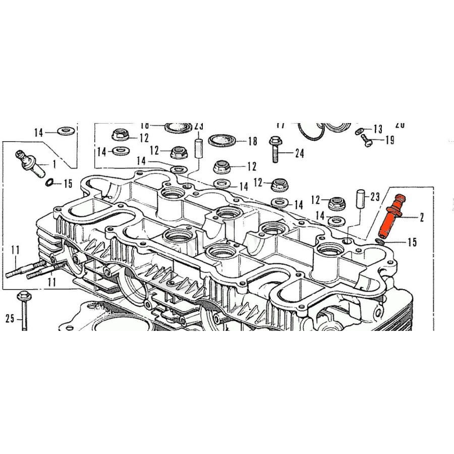 Service Moto Pieces|Moteur - joint couvre culasse - ZX-6R|Couvercle culasse - cache culbuteur|42,50 €