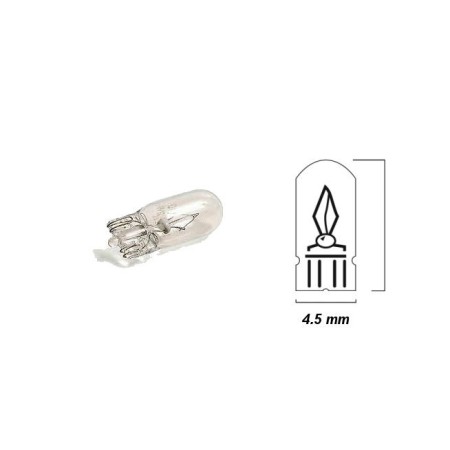 Service Moto Pieces|Ampoule - W2x4.6D - 12v - 2.3w - tableau bord|Ampoule 12 Volt|1,22 €