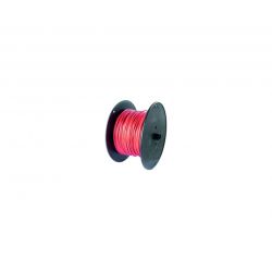 Cable - Fil electrique - 0.75mm2 - ROUGE - 5 metres