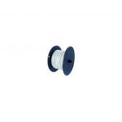 Cable - Fil electrique - 0.75mm2 - Blanc - 5 metres
