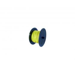 Cable - Fil electrique - 0.75mm2 - JAUNE - 5 metres
