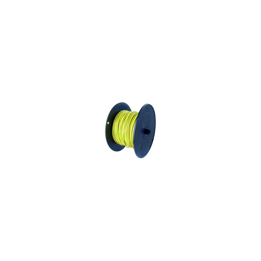 Fil Electrique - 0.75mm2 - JAUNE - 5 metres