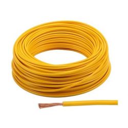 Cable - 2.5mm2 - Fil electrique - JAUNE - 3 metres