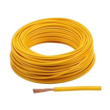 Fil Electrique - 2.50mm2 - JAUNE - 3 metres