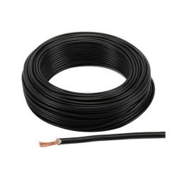 Cable - 2.5mm2 - Fil electrique - NOIR - 3 metres