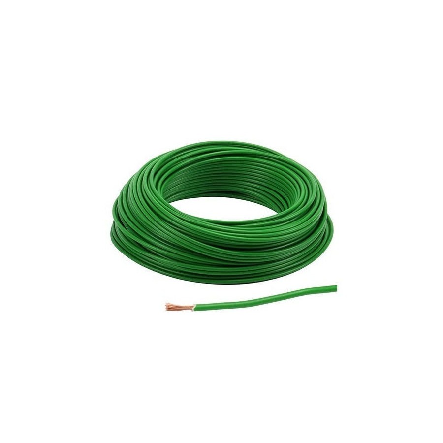 Fil Electrique - 2.50mm2 - VERT - 3 metres