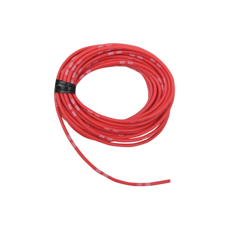 Service Moto Pieces|Fil Electrique - 0.75mm2 - Rouge/Blanc - 4 metres|Fil Electrique 0.75mm2|12,56 €