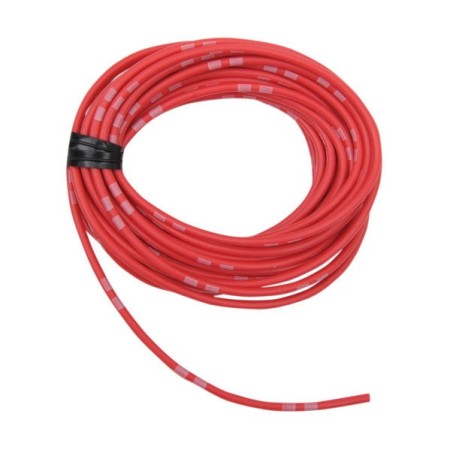 Service Moto Pieces|Fil Electrique - 0.75mm2 - Rouge/Blanc - 4 metres|Fil Electrique 0.75mm2|12,56 €