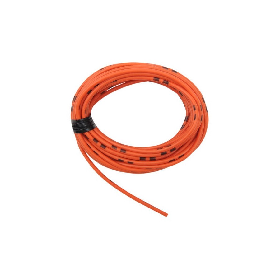 Fil Electrique - 0.75mm2 - Orange/Noir - 4 metres