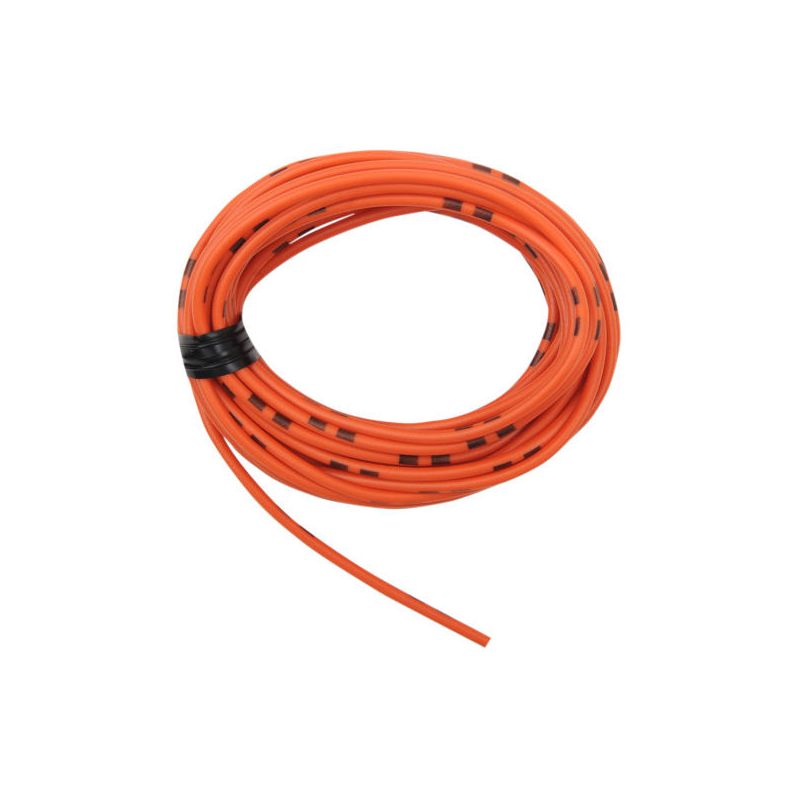 Fil Electrique - 0.75mm2 - Orange/Noir - 4 metres