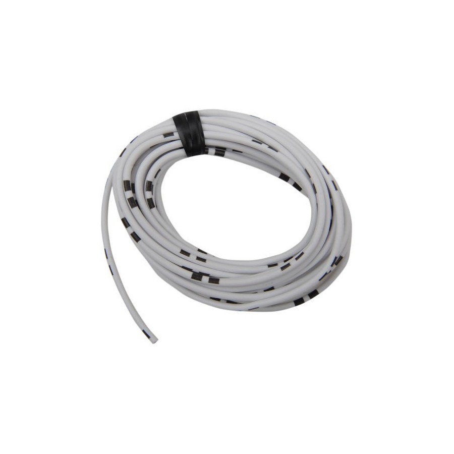 Fil Electrique - 0.75mm2 - Blanc/Noir - 4 metres