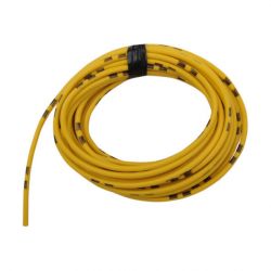 Cable - 0.75mm2 - Fil electrique - Jaune/Noir - 4 metres