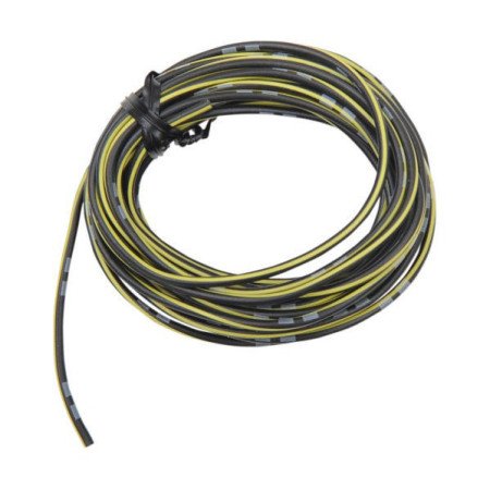 Fil Electrique - 0.75mm2 - Noir, Jaune - 4 metres