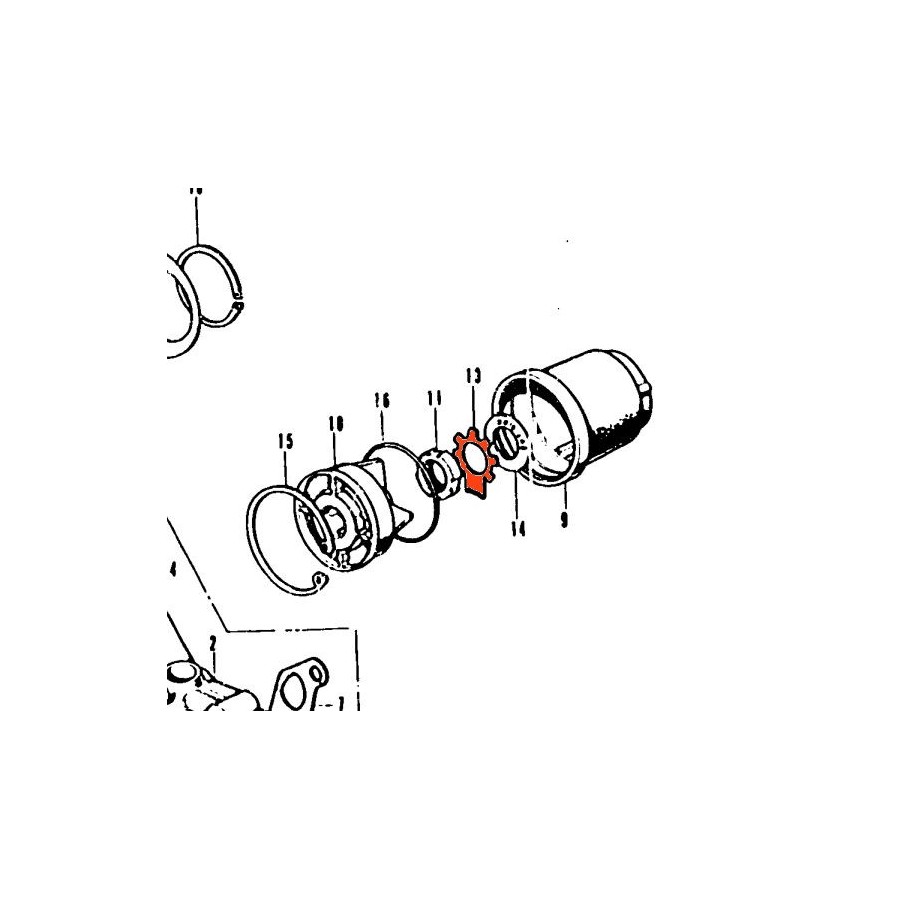 Service Moto Pieces|Carburateur - Pointeau + siege - GL1000 - 1976-1979|Pointeau - siege|9,90 €