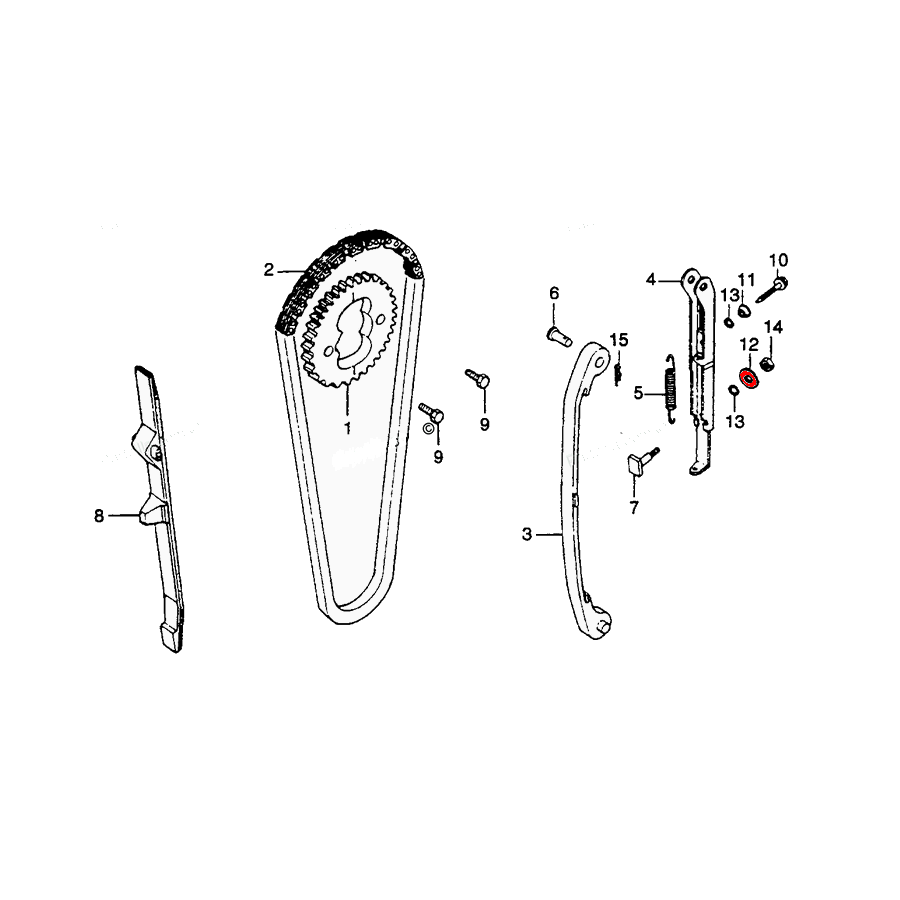 Service Moto Pieces|Fourche - kit de Roulement de colonne de direction - KOYO |1982 - XL 500 Rc|36,90 €